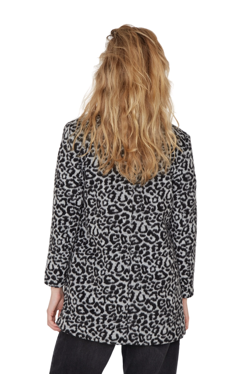 ABRIGO GRACIA ANIMAL PRINT NEGRO JACINTA TIENDA - 6