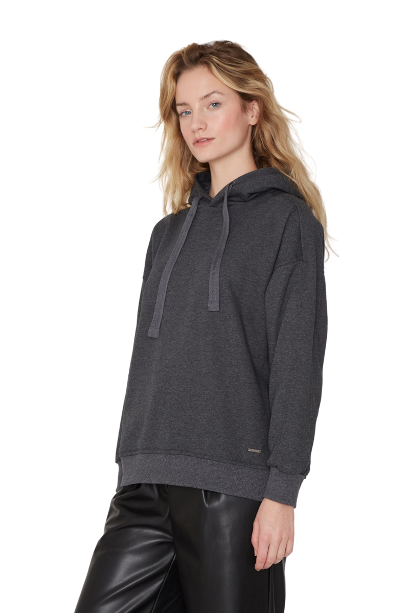 POLERON COTTON GRIS JACINTA TIENDA - 4