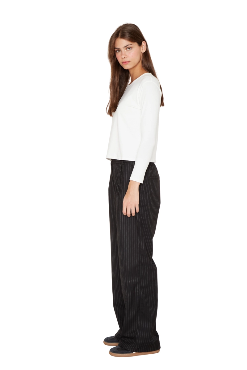 PANTALON PORTER LINEAS NEGRO JACINTA TIENDA - 2