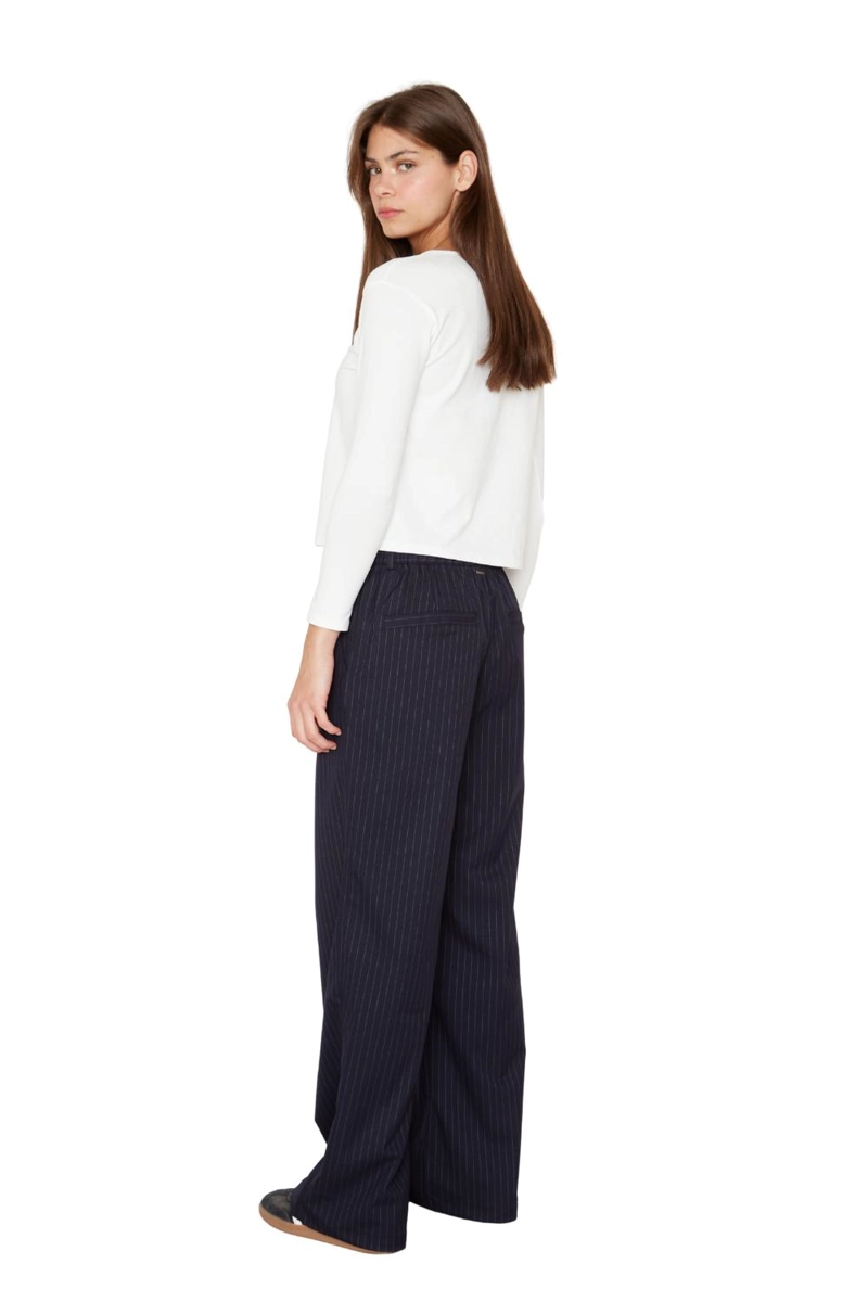 PANTALON PORTER LINEAS AZUL JACINTA TIENDA - 4