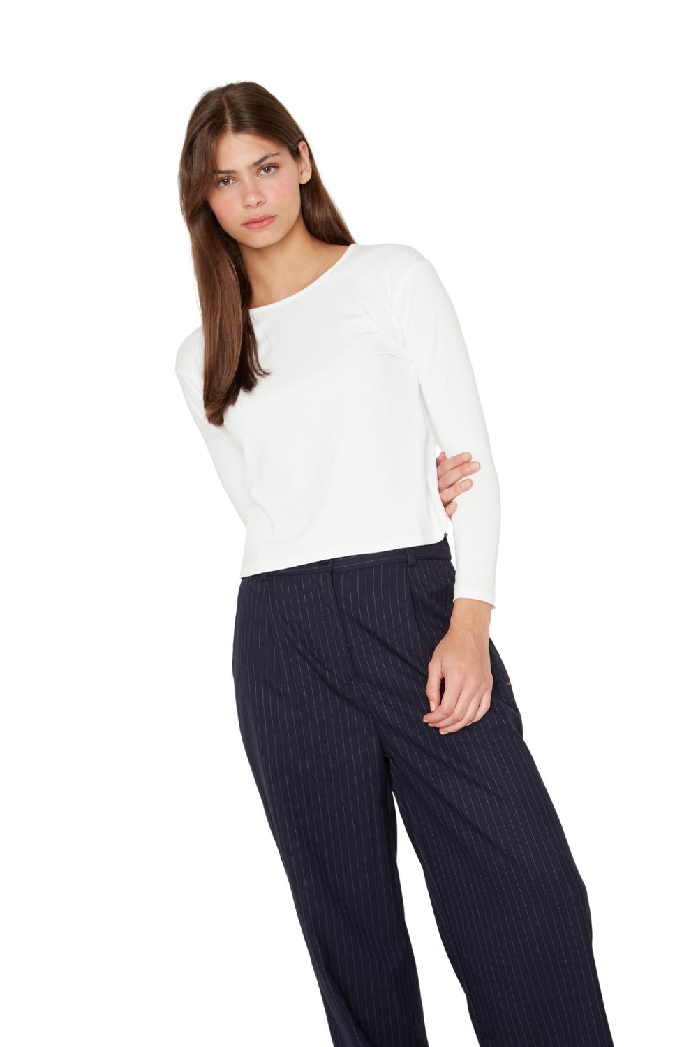 PANTALON PORTER LINEAS AZUL JACINTA TIENDA - 5