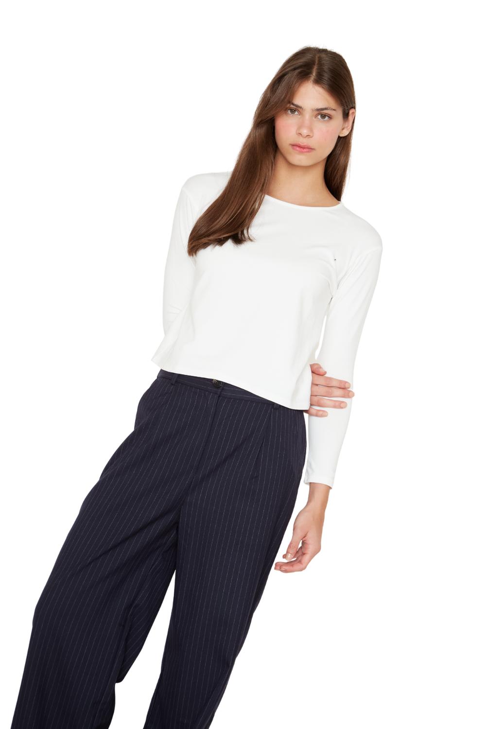 PANTALON PORTER LINEAS AZUL JACINTA TIENDA - 6