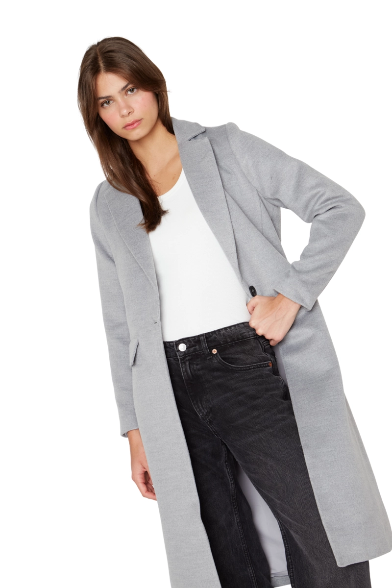 ABRIGO PARIS GRIS JACINTA TIENDA - 1