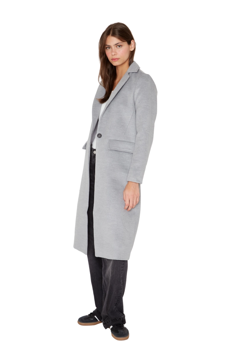 ABRIGO PARIS GRIS JACINTA TIENDA - 4