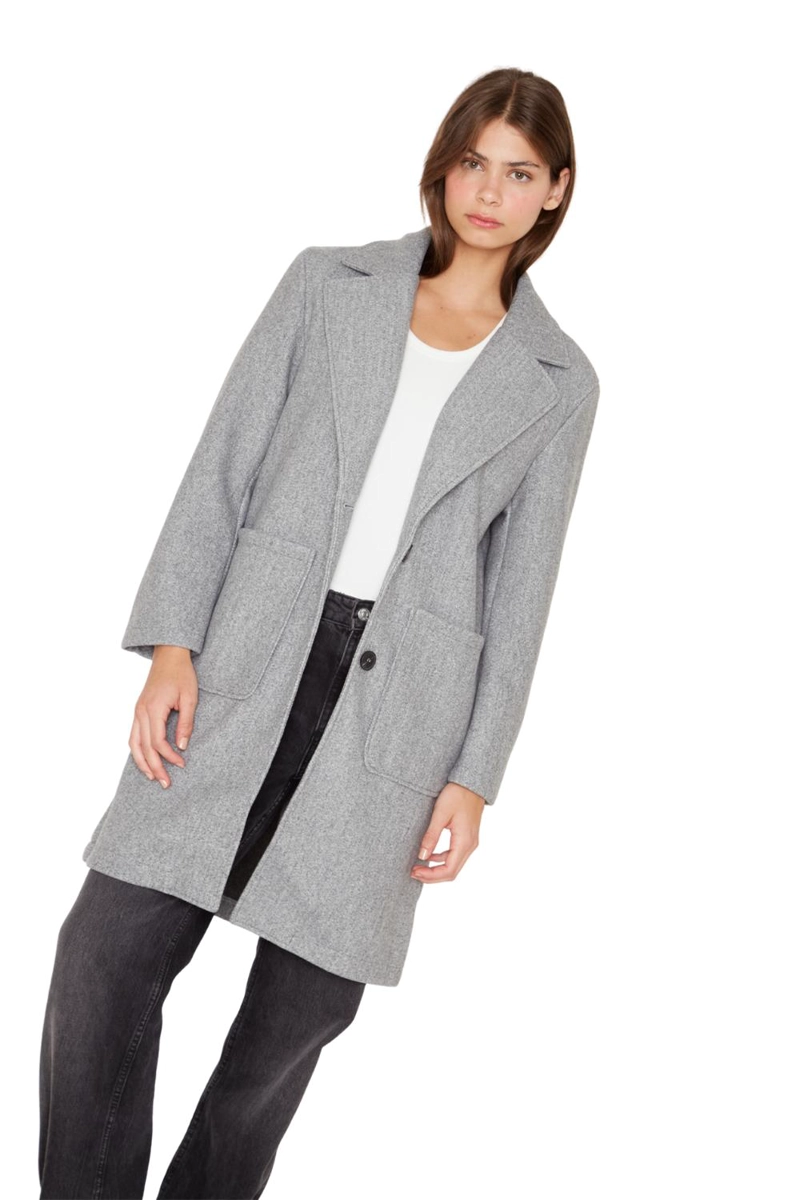 ABRIGO LONDON GRIS JACINTA TIENDA - 1