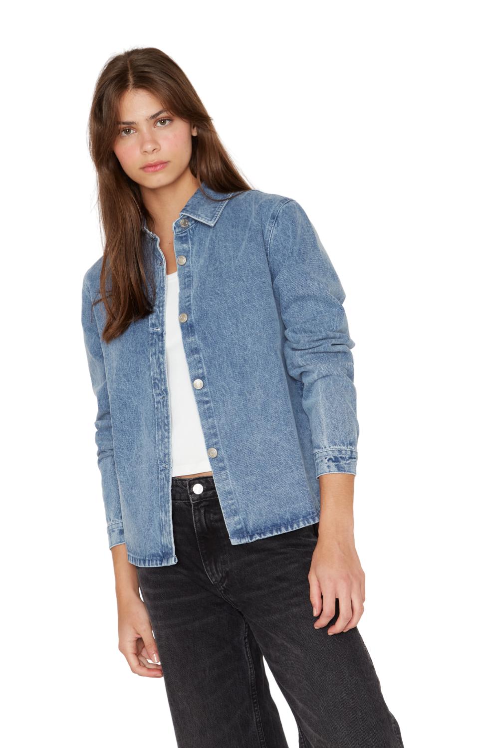 CAMISA PORTER AZUL JACINTA TIENDA - 4