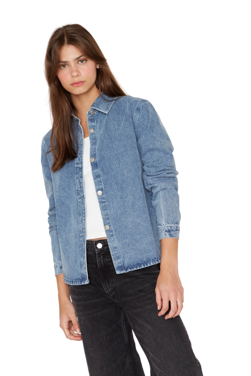 CAMISA PORTER AZUL JACINTA TIENDA - 4