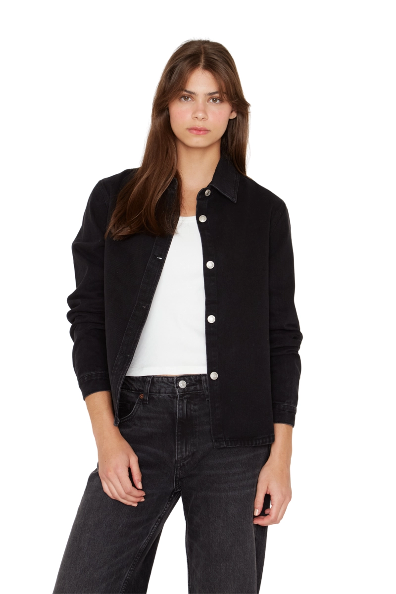 CAMISA PORTER NEGRA JACINTA TIENDA - 1