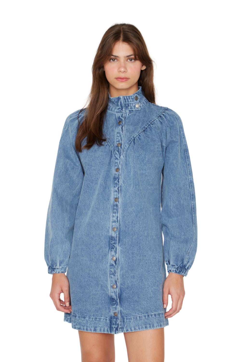 VESTIDO DENIM PORTER AZUL JACINTA TIENDA - 1
