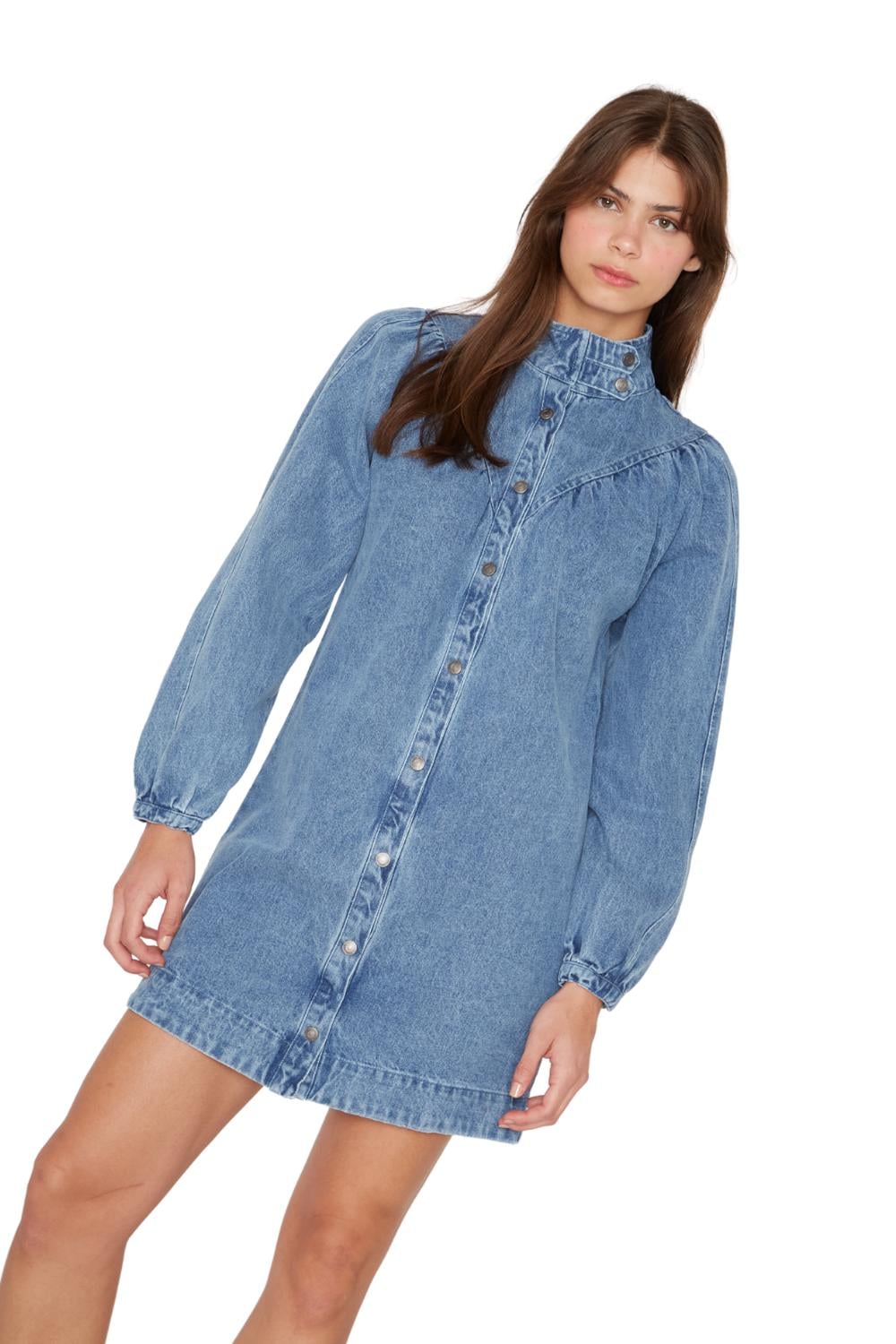 VESTIDO DENIM PORTER AZUL JACINTA TIENDA - 2