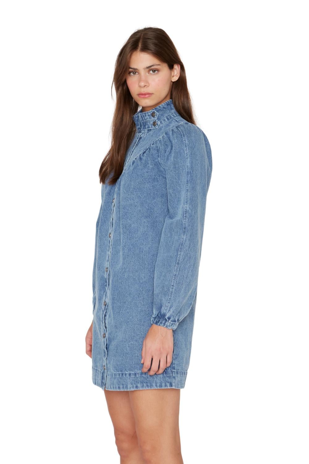 VESTIDO DENIM PORTER AZUL JACINTA TIENDA - 4