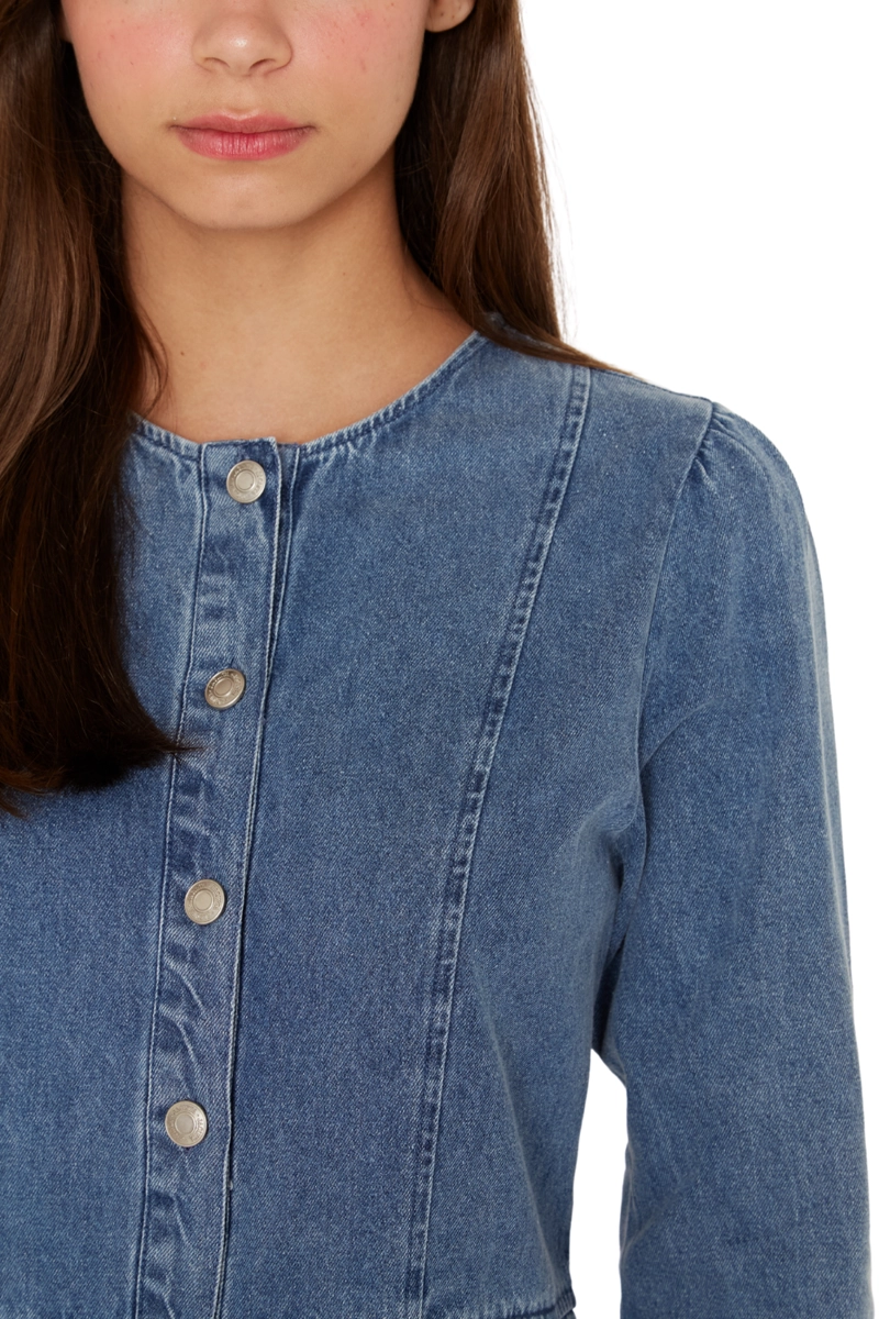 VESTIDO DENIM STONE AZUL JACINTA TIENDA - 6
