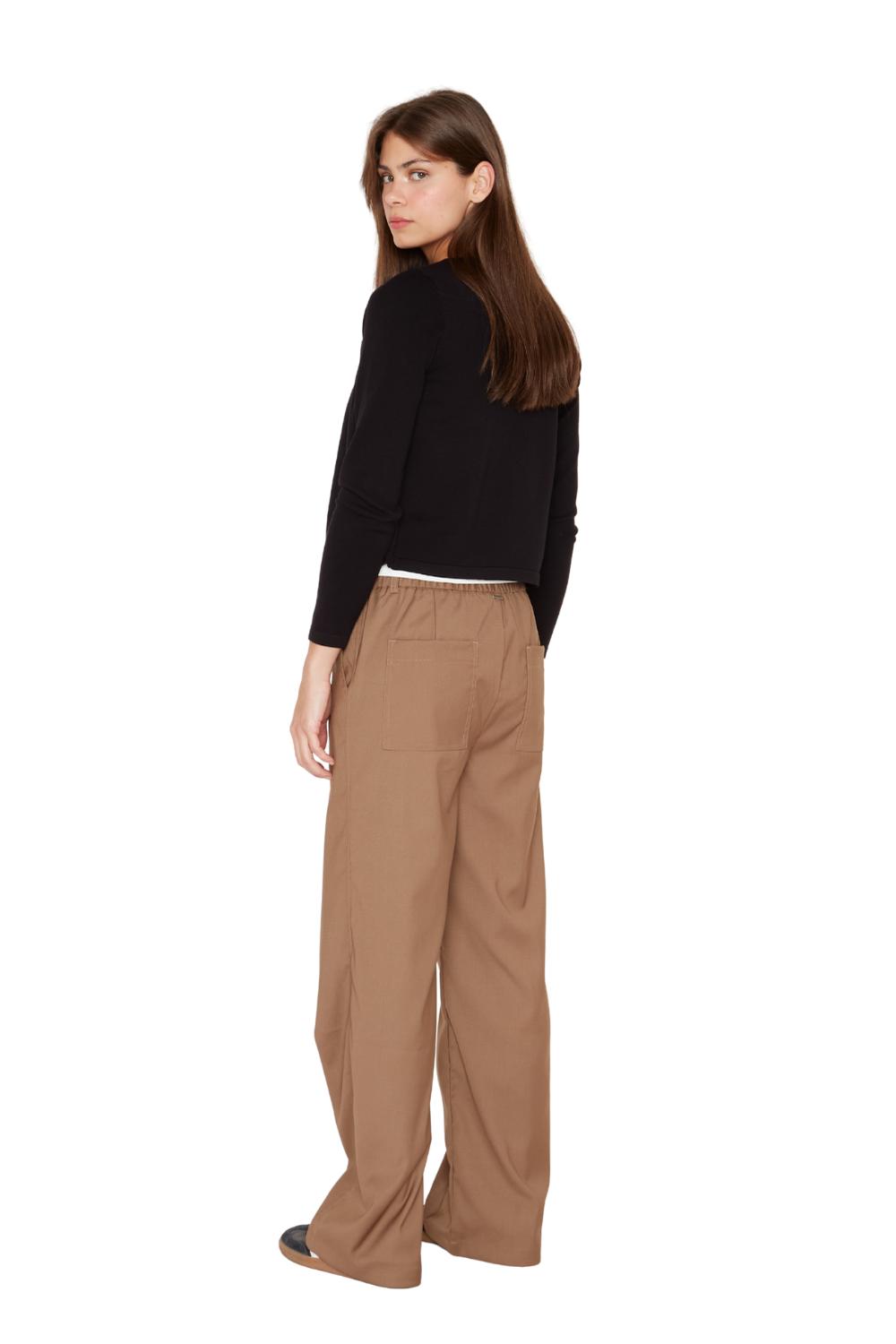 PANTALON POCKETS CAFE  JACINTA TIENDA - 4