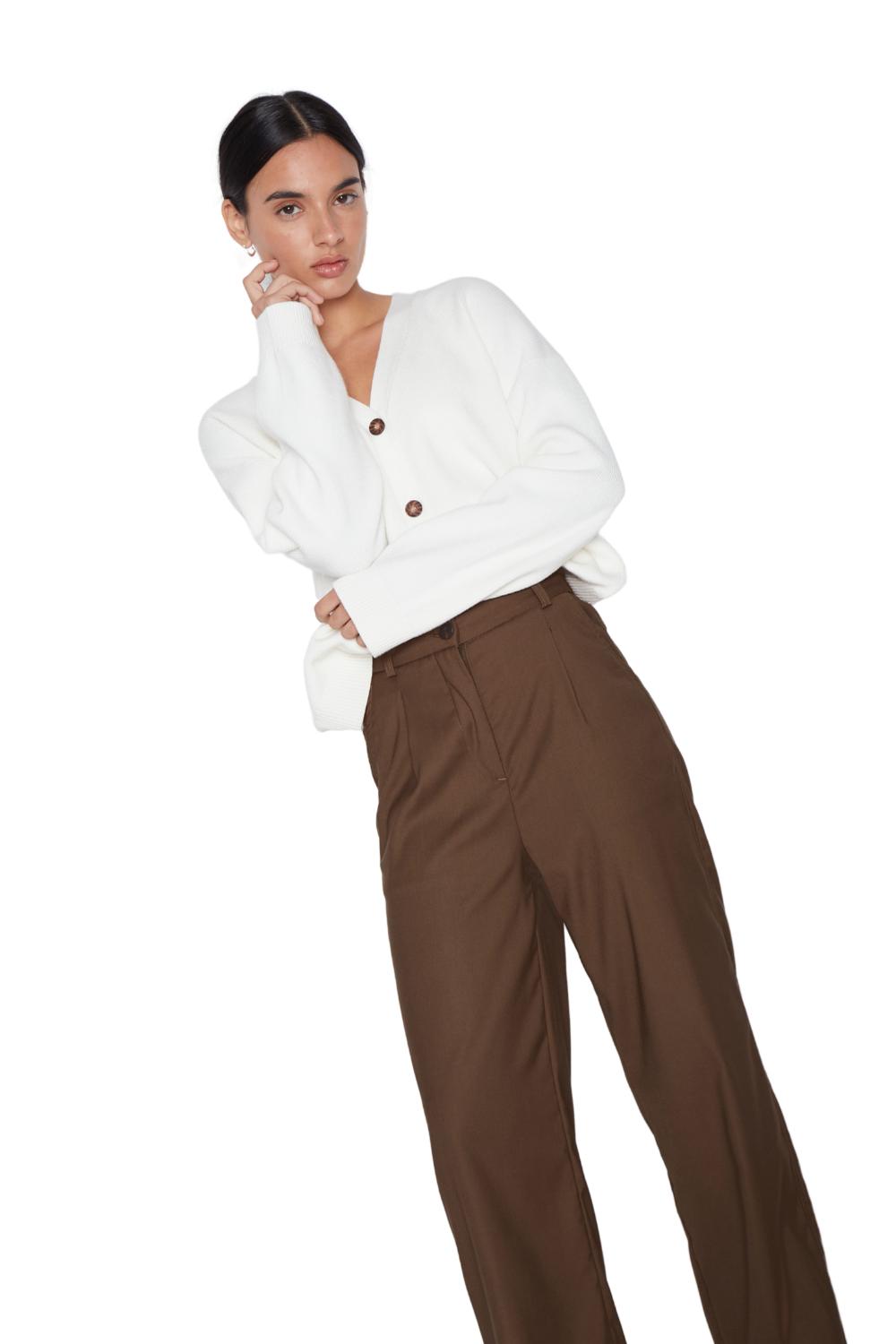 PANTALON POCKETS CAFE  JACINTA TIENDA - 7