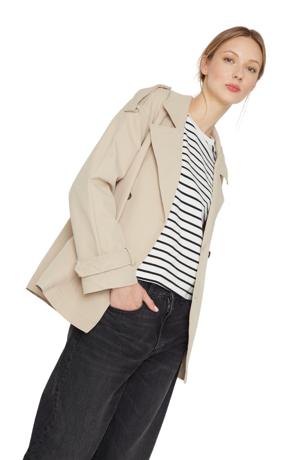 TRENCH COAT STONE CRUDO JACINTA TIENDA - 2
