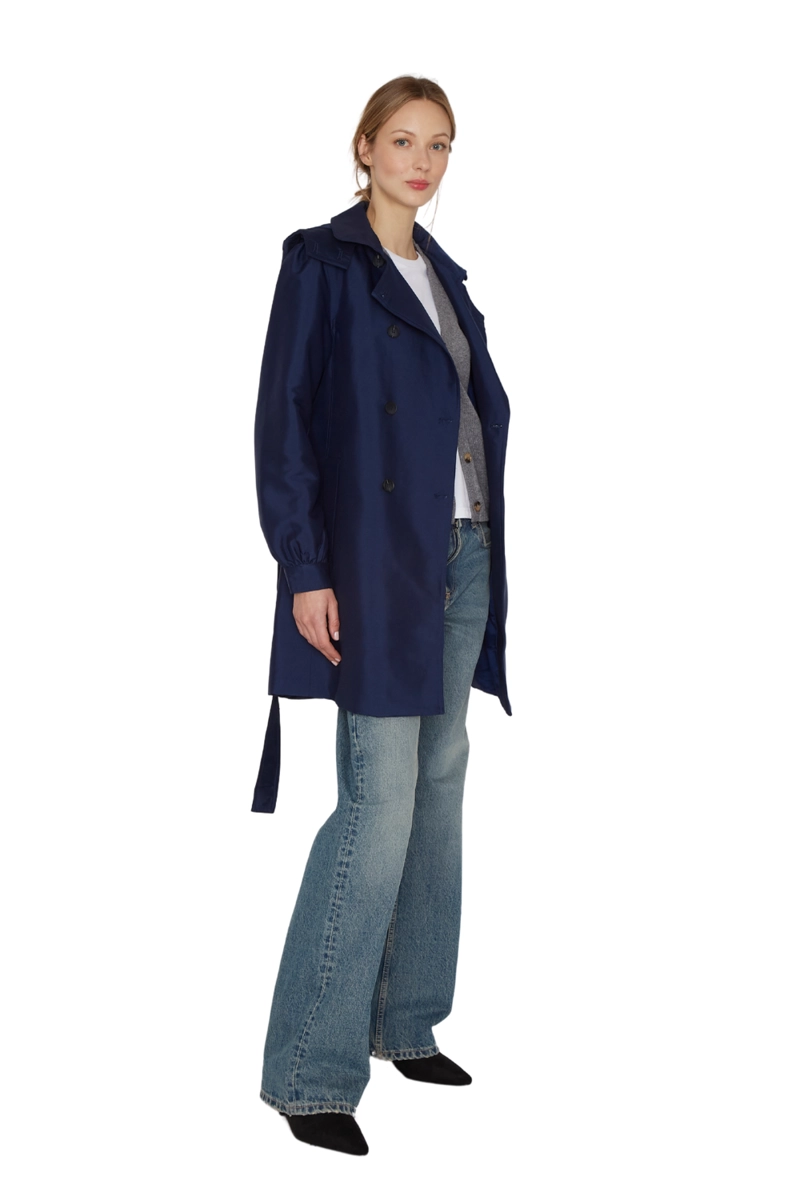 TRENCH COAT ROYAL AZUL JACINTA TIENDA - 2
