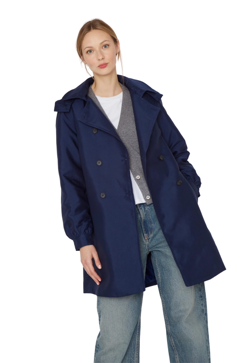 TRENCH COAT ROYAL AZUL JACINTA TIENDA - 3