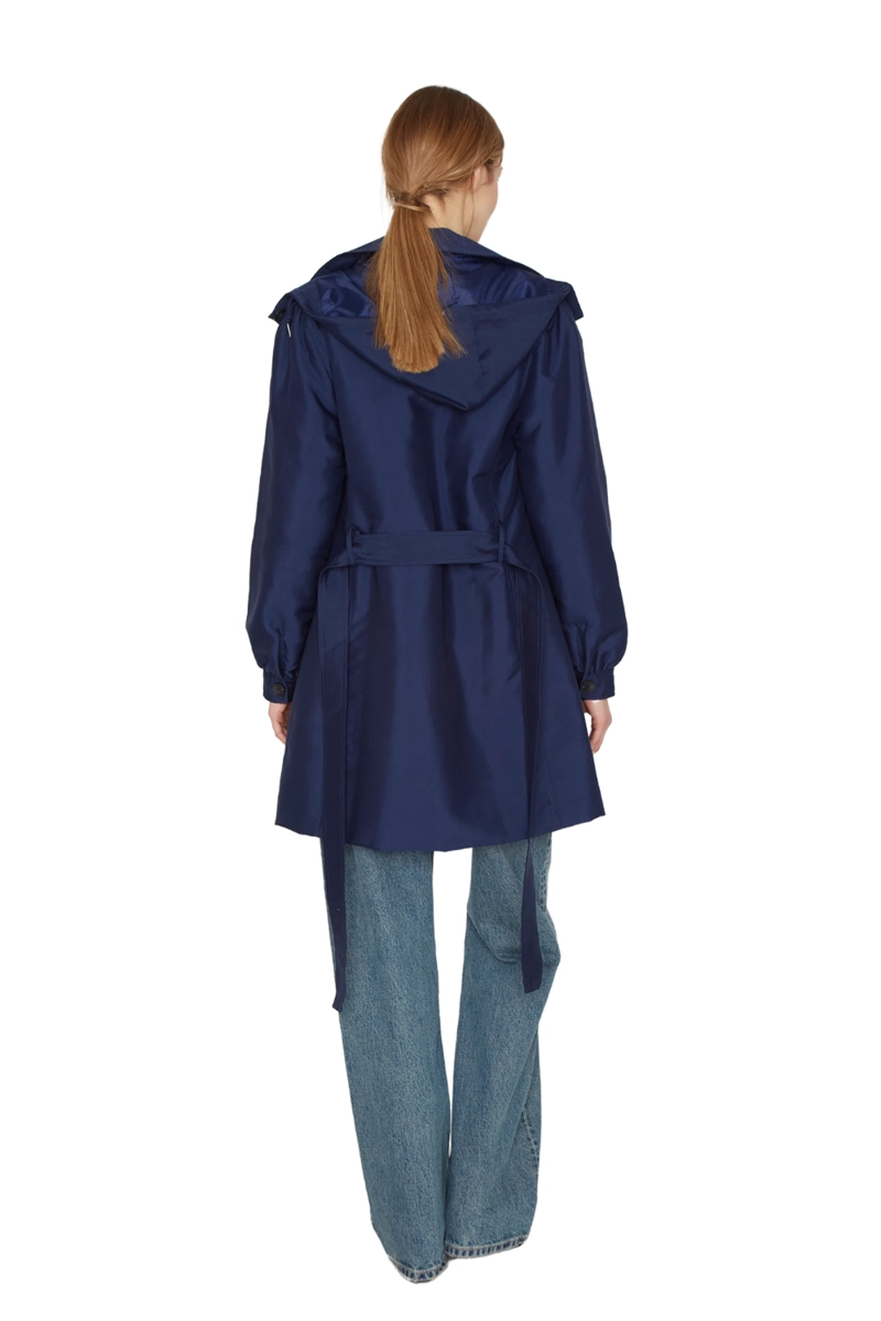 TRENCH COAT ROYAL AZUL JACINTA TIENDA - 4