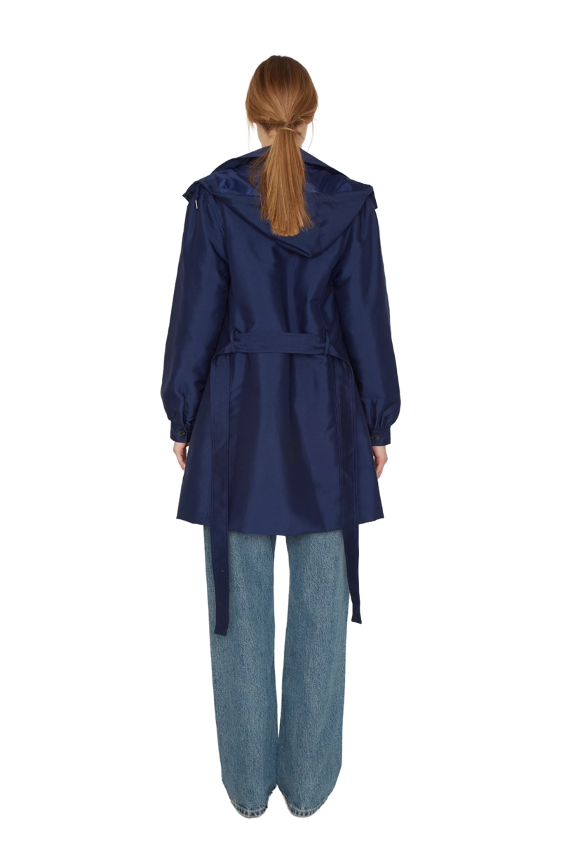TRENCH COAT ROYAL AZUL JACINTA TIENDA - 5