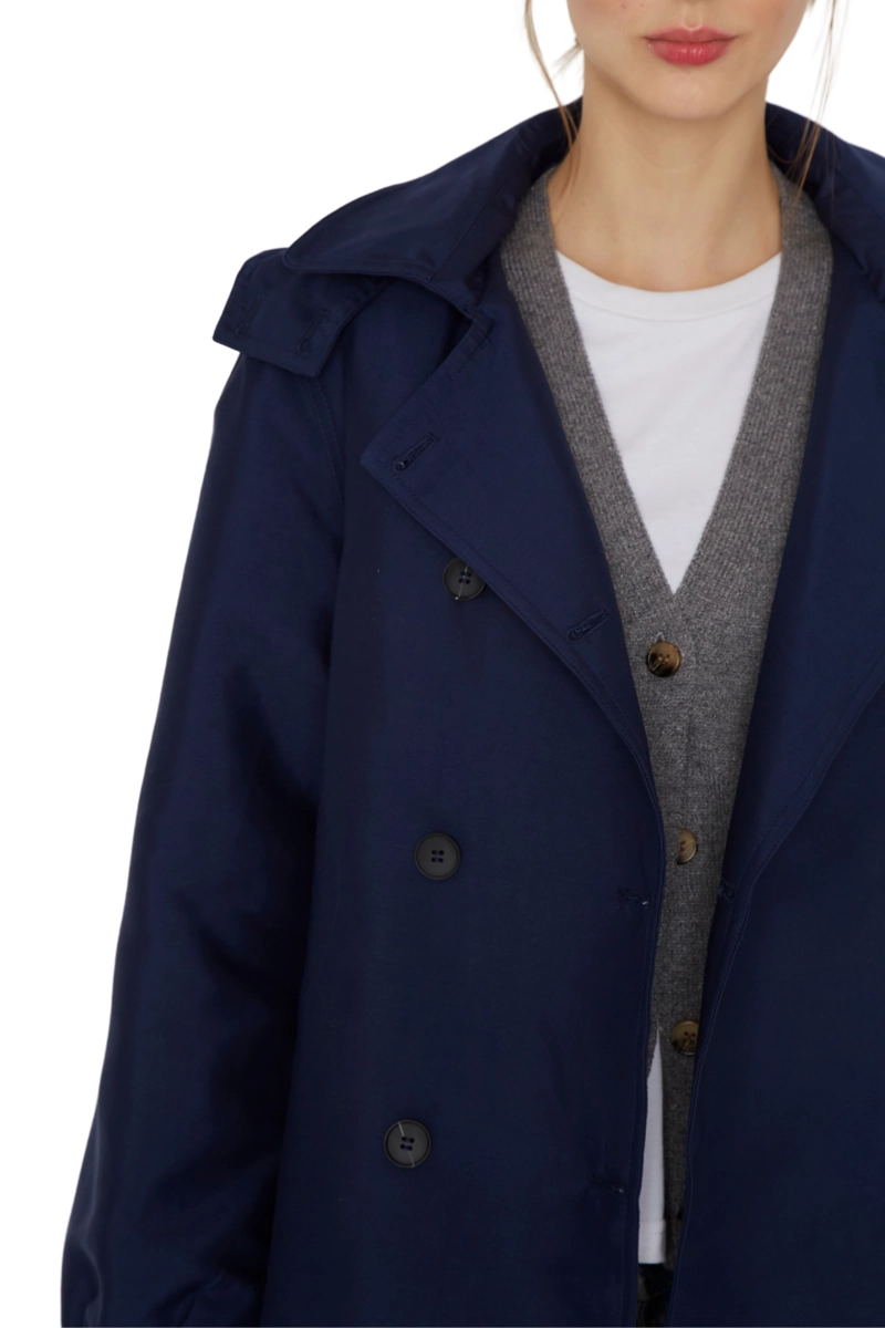 TRENCH COAT ROYAL AZUL JACINTA TIENDA - 6