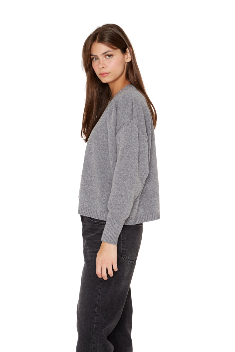 CHALECO STONE GRIS JACINTA TIENDA - 3