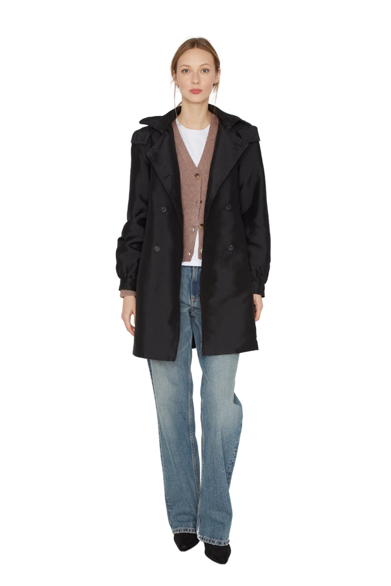 TRENCH COAT ROYAL NEGRO JACINTA TIENDA - 4