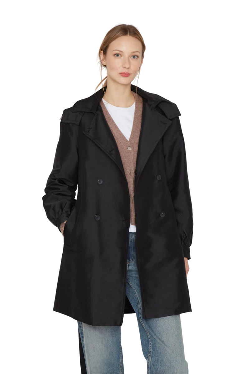 TRENCH COAT ROYAL NEGRO JACINTA TIENDA - 5