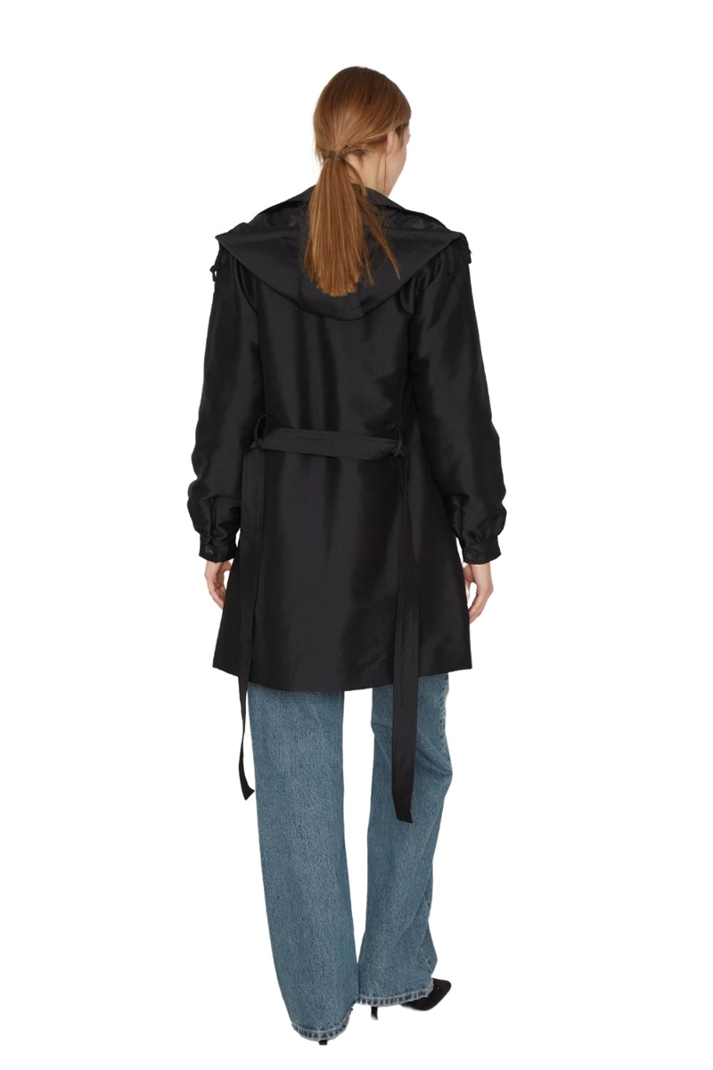 TRENCH COAT ROYAL NEGRO JACINTA TIENDA - 7