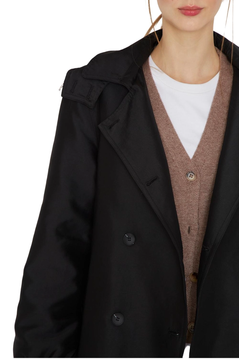 TRENCH COAT ROYAL NEGRO JACINTA TIENDA - 8
