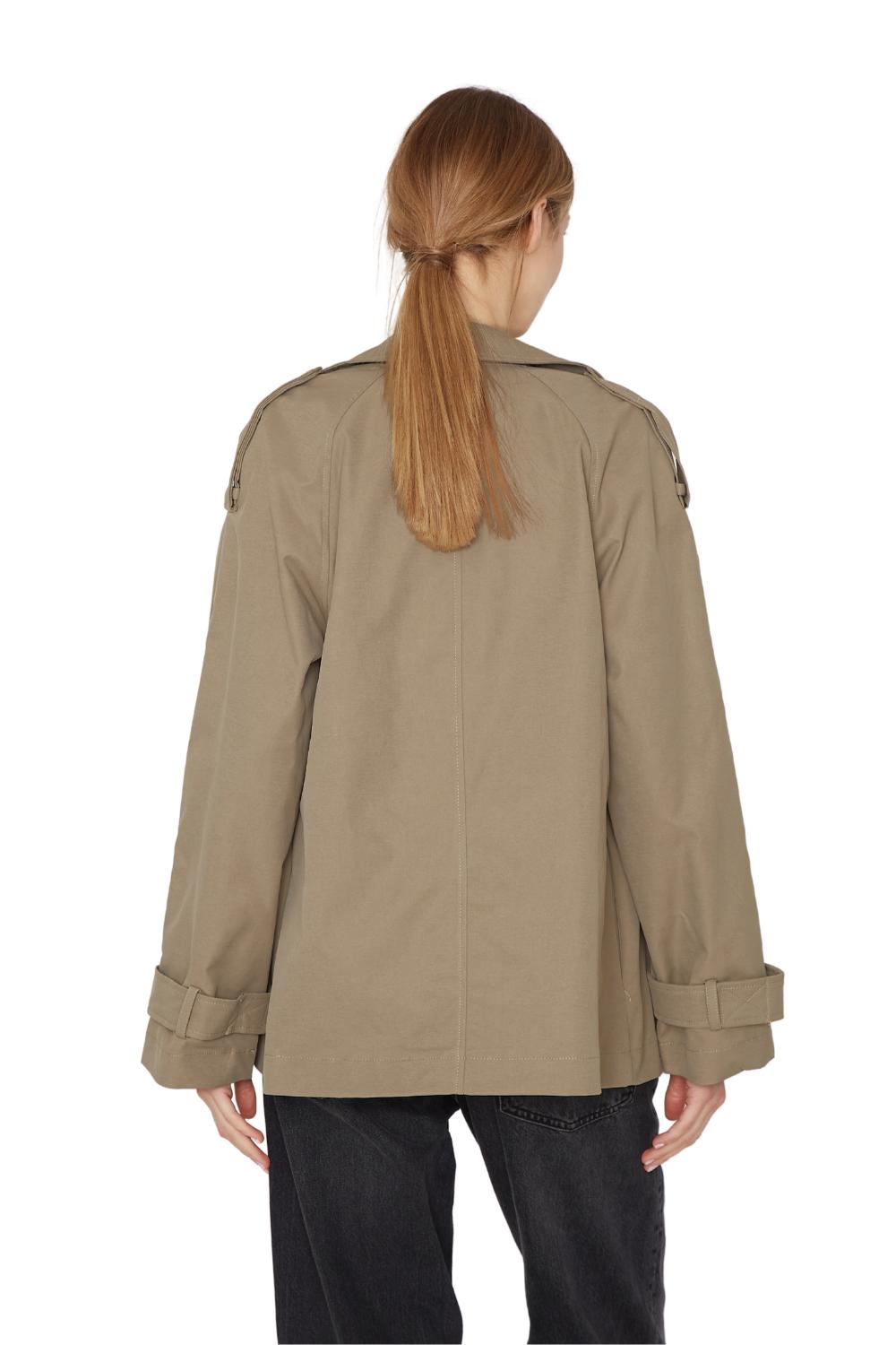 TRENCH COAT STONE VERDE JACINTA TIENDA - 6