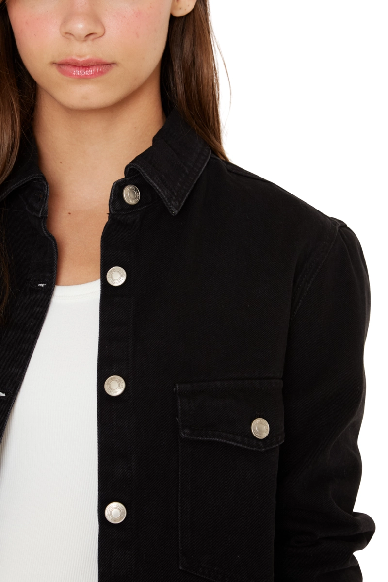 CAMISA PORTER BOLSILLOS EN COLOR NEGRO JACINTA TIENDA - 6
