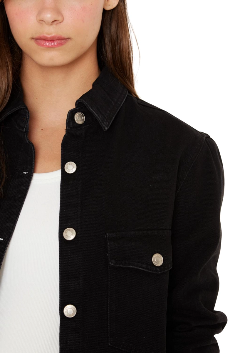 CAMISA PORTER BOLSILLOS EN COLOR NEGRO JACINTA TIENDA - 6