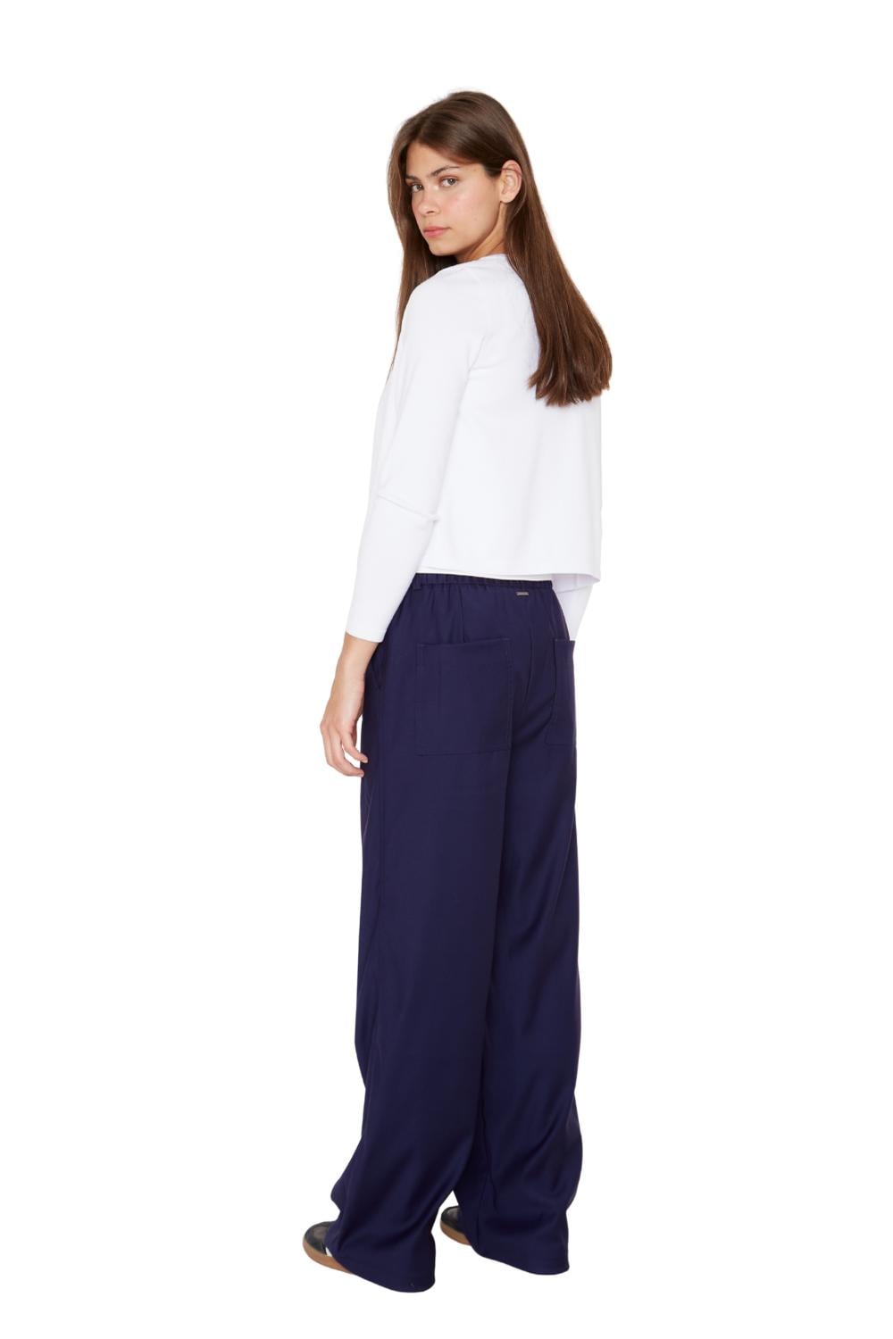 PANTALON POCKETS AZUL JACINTA TIENDA - 4