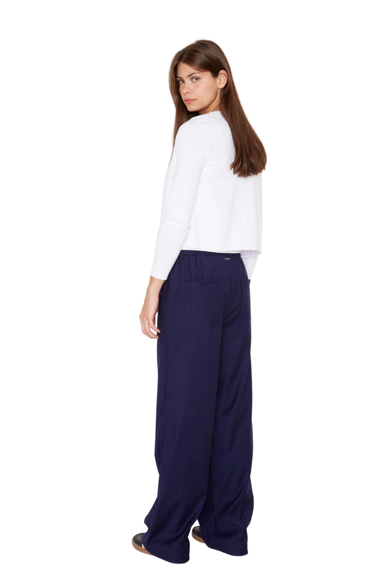 PANTALON POCKETS AZUL JACINTA TIENDA - 4