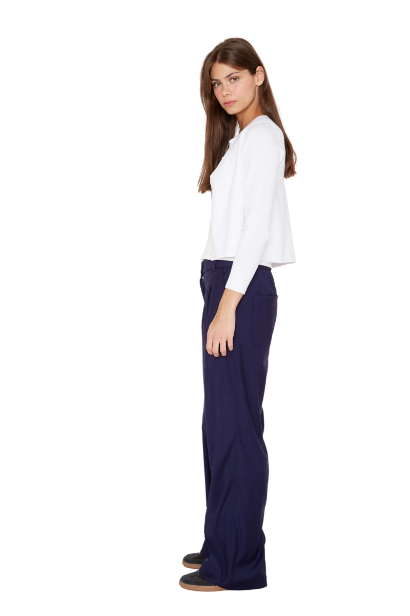 PANTALON POCKETS AZUL JACINTA TIENDA - 5