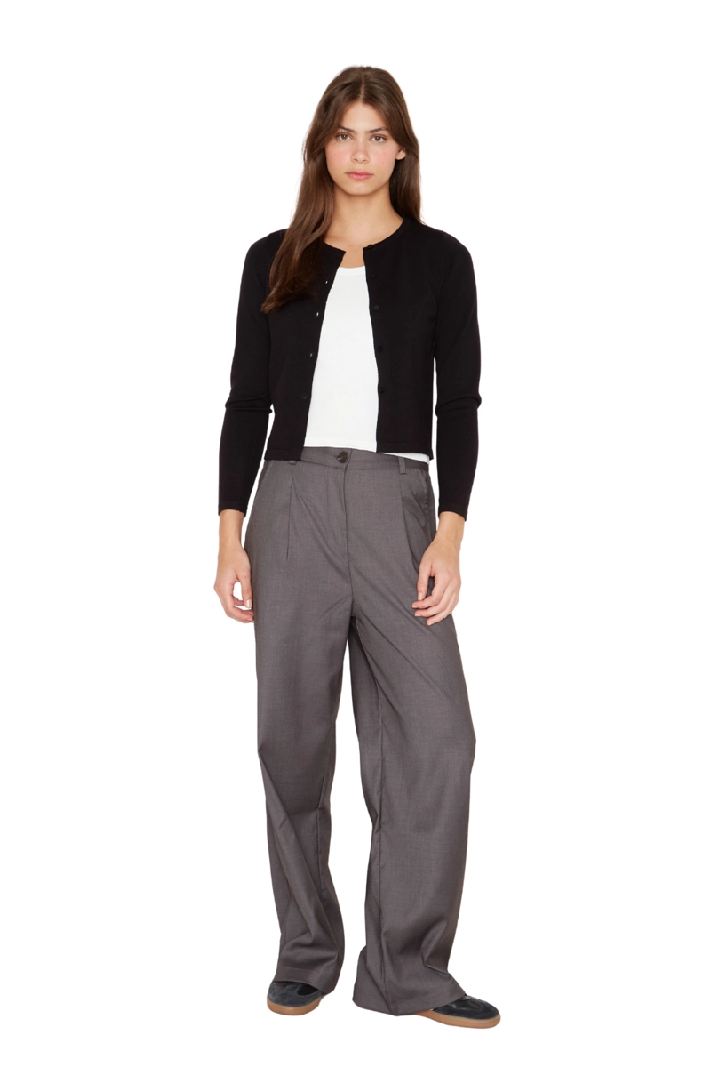 PANTALON POCKETS GRIS JACINTA TIENDA - 1