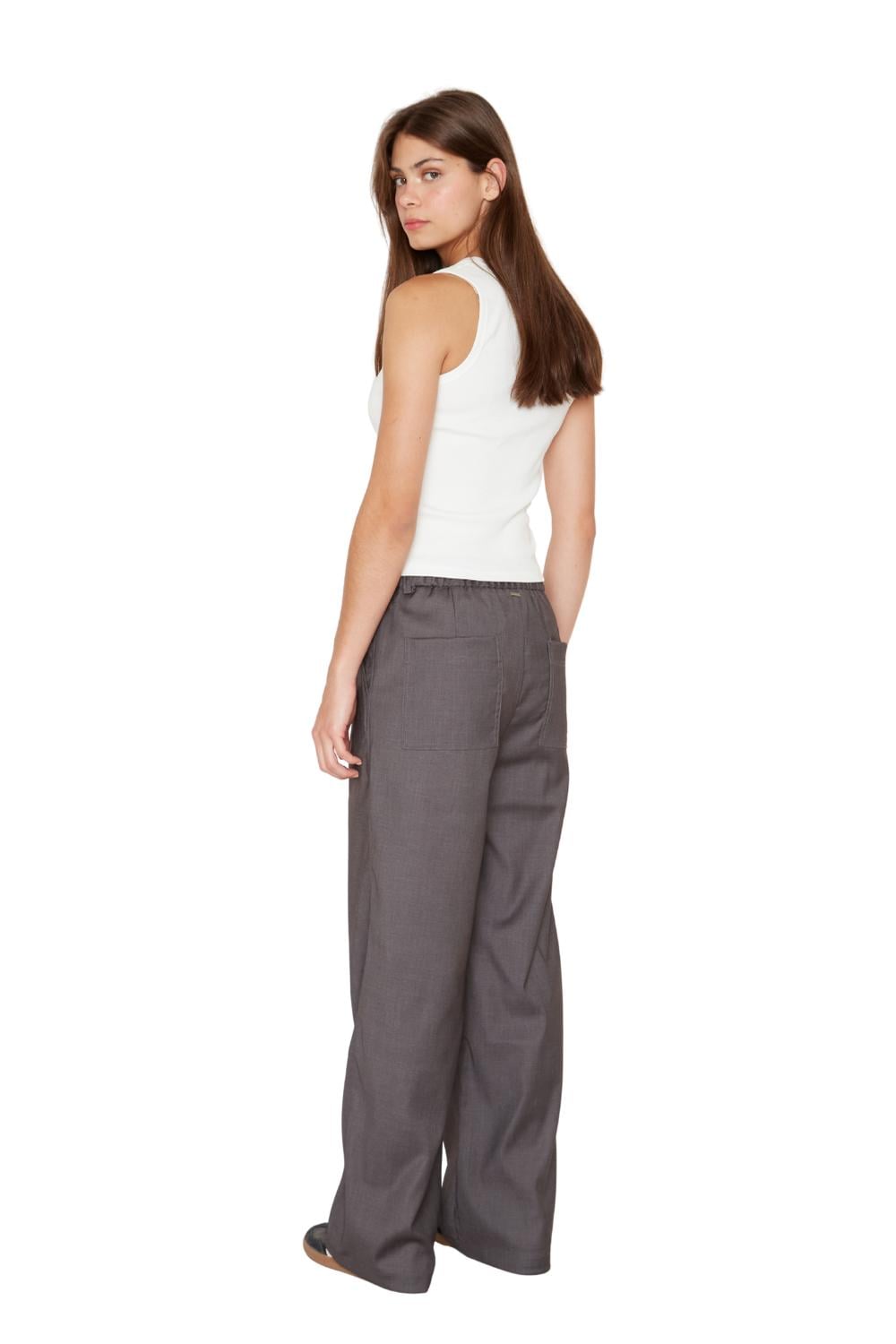 PANTALON POCKETS GRIS JACINTA TIENDA - 3