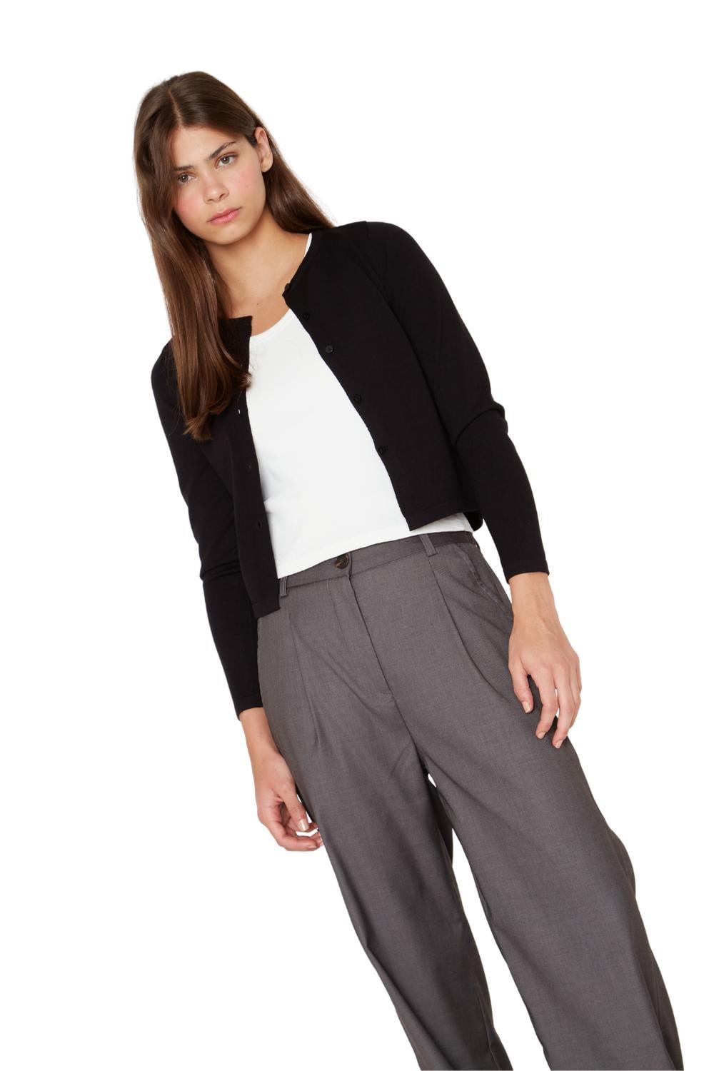 PANTALON POCKETS GRIS JACINTA TIENDA - 5