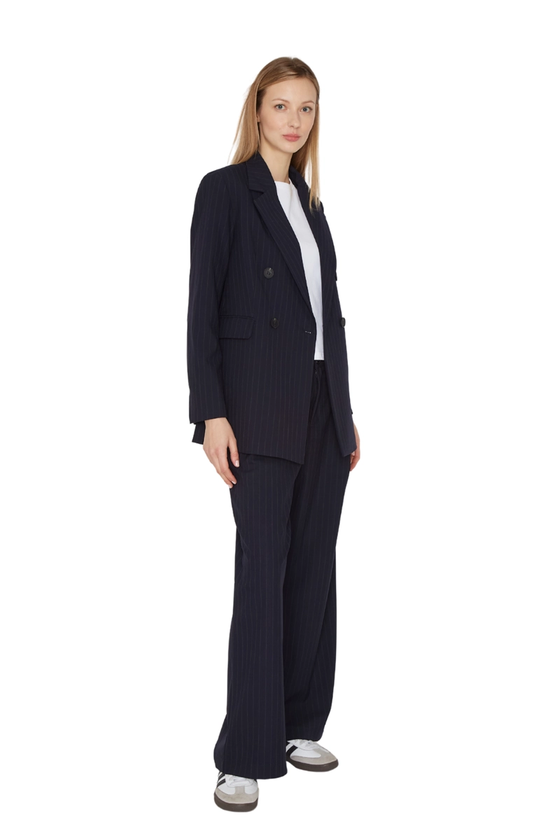 PANTALON BOWEN LINEAS AZULES JACINTA TIENDA - 4