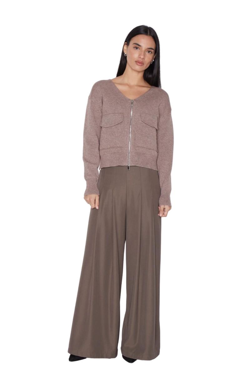 PANTALON NINA CAFE  JACINTA TIENDA - 1