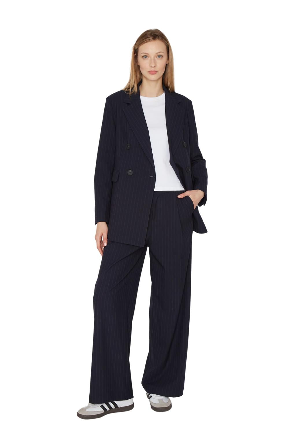 BLAZER BOWEN LINEAS AZUL JACINTA TIENDA - 1