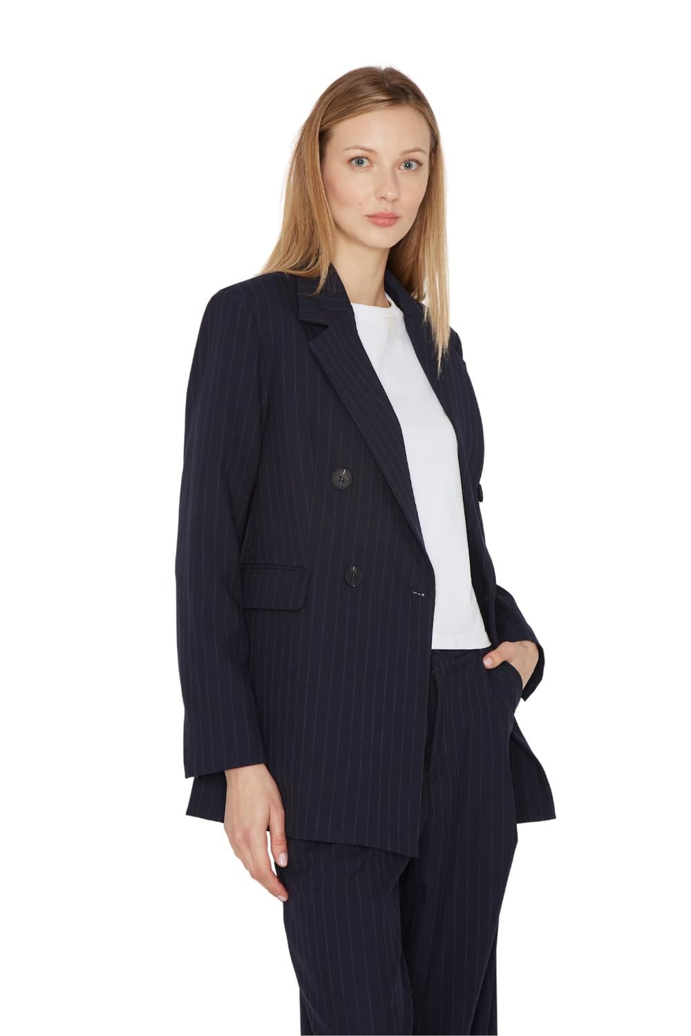 BLAZER BOWEN LINEAS AZUL JACINTA TIENDA - 3