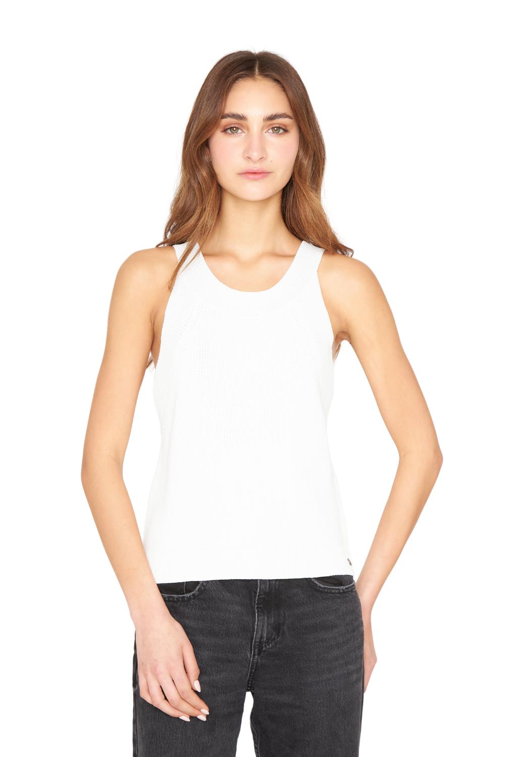 TOP HALTER BLANCO JACINTA TIENDA - 2