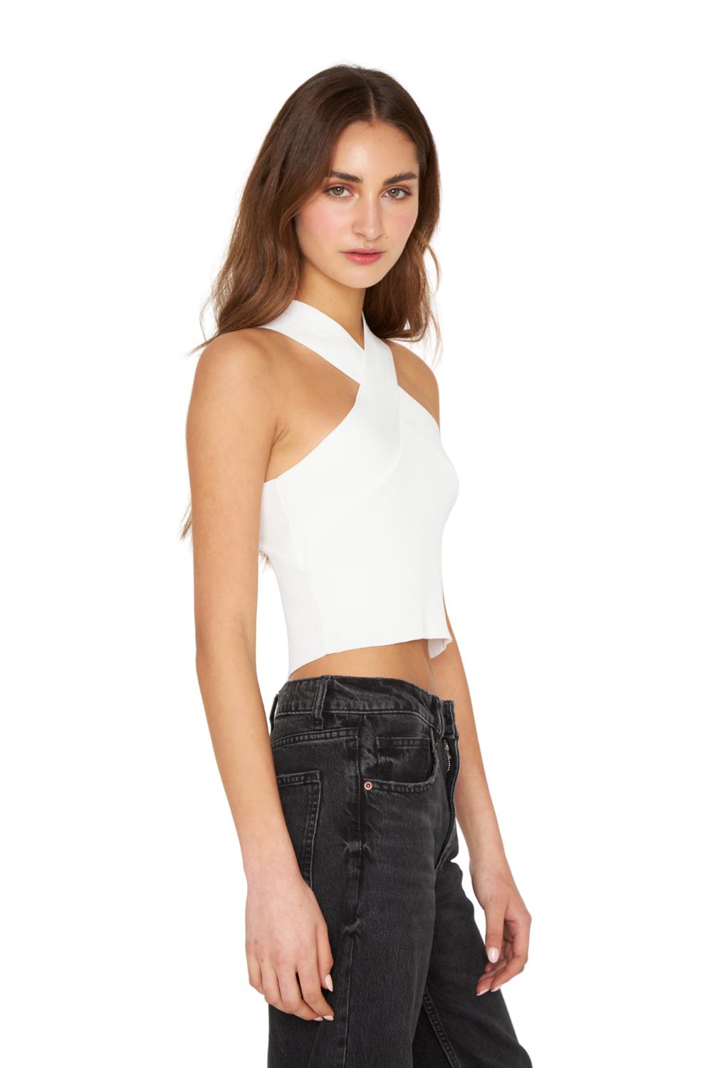 TOP CROSS BLANCO JACINTA TIENDA - 2