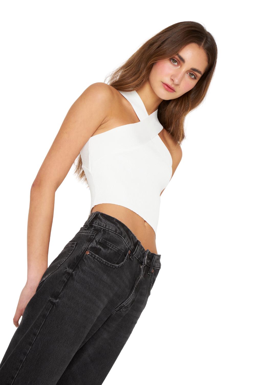 TOP CROSS BLANCO JACINTA TIENDA - 4