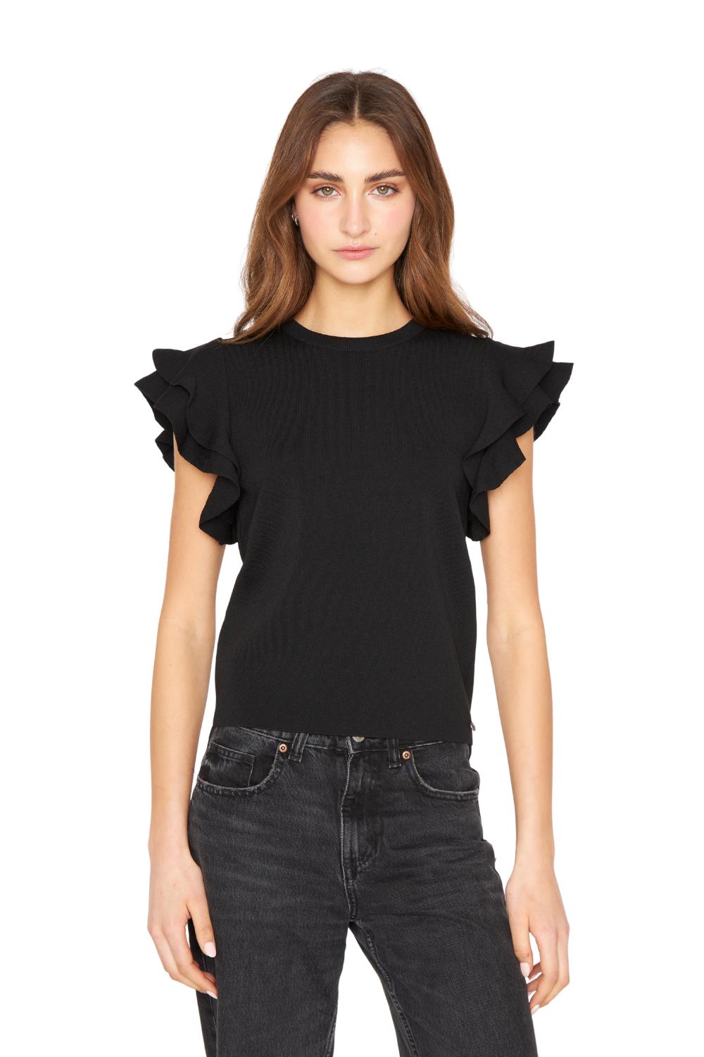 POLERA ALITAS NEGRA JACINTA TIENDA - 1