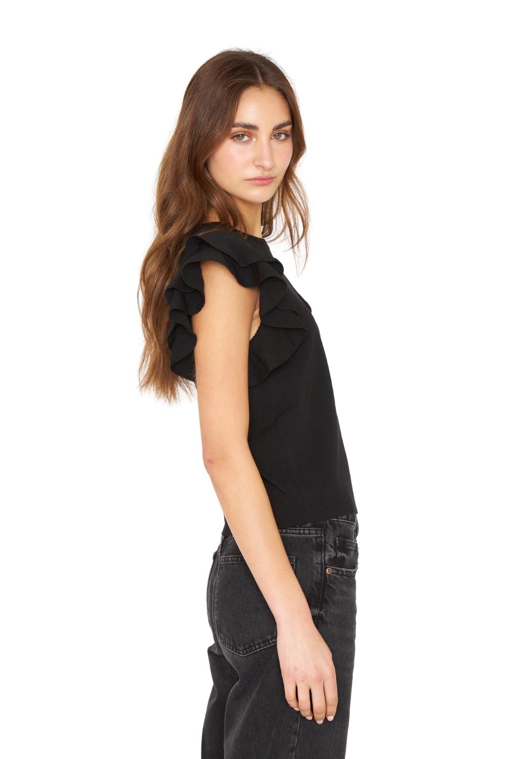 POLERA ALITAS NEGRA JACINTA TIENDA - 2