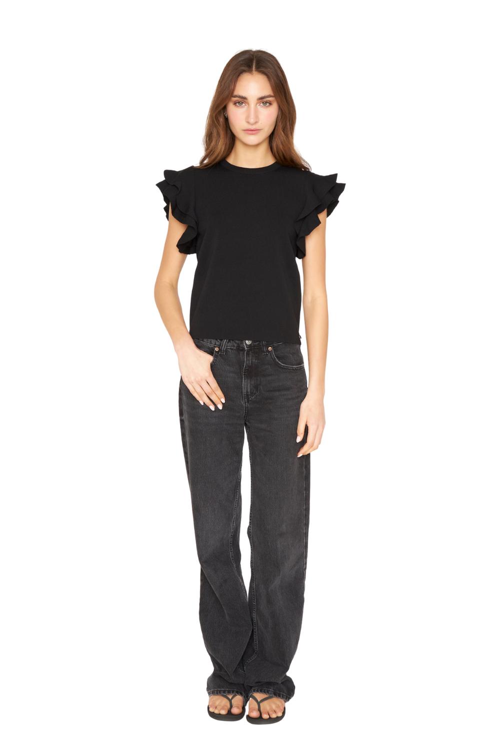 POLERA ALITAS NEGRA JACINTA TIENDA - 4