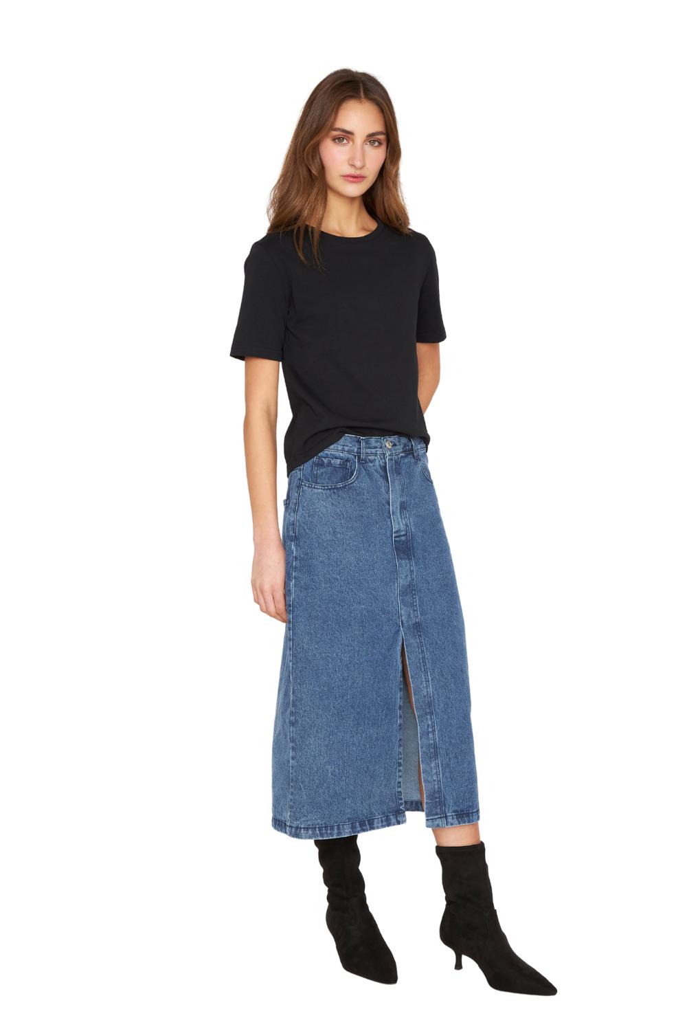 FALDA ESTELA AZUL JACINTA TIENDA - 1