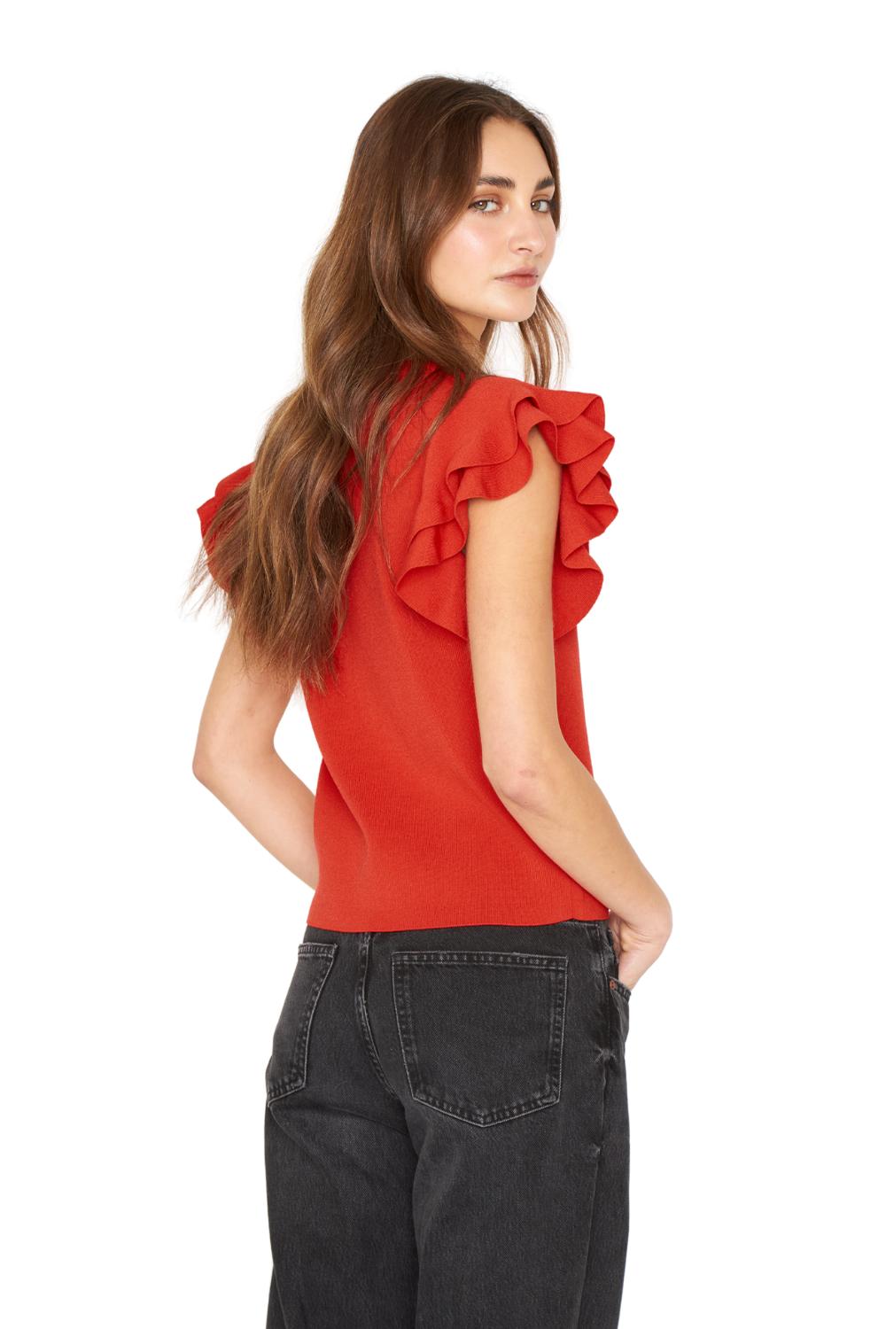 POLERA ALITAS ROJA JACINTA TIENDA - 4